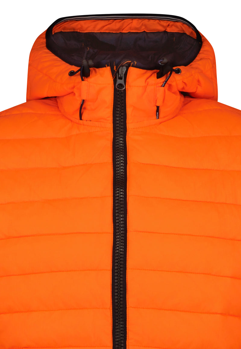 Nautilus Hooded Jacket - Shocking Orange