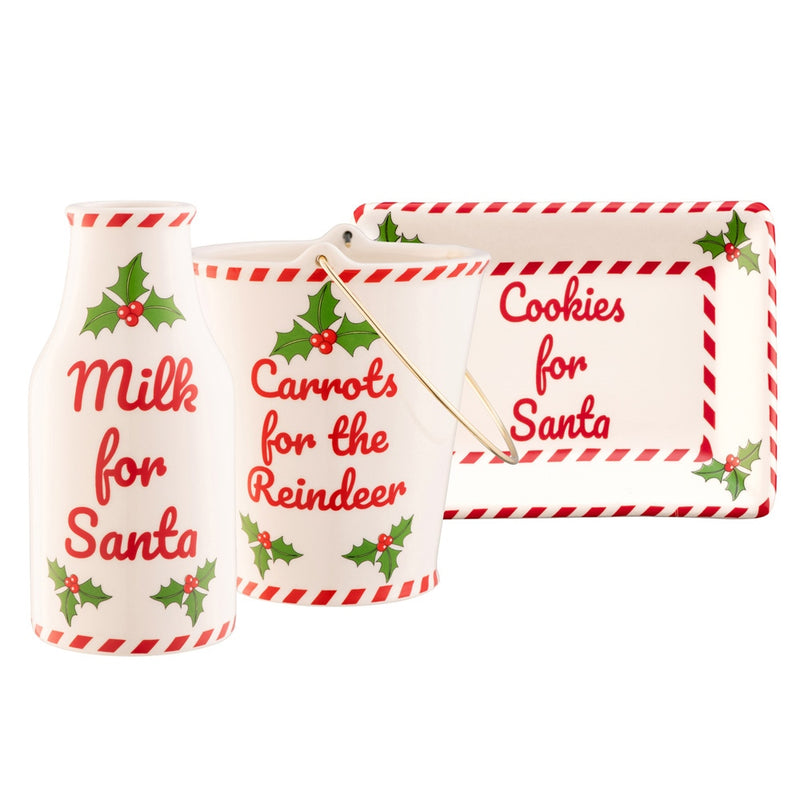 Santas Visit Set - Milk, Cookies & Carrots