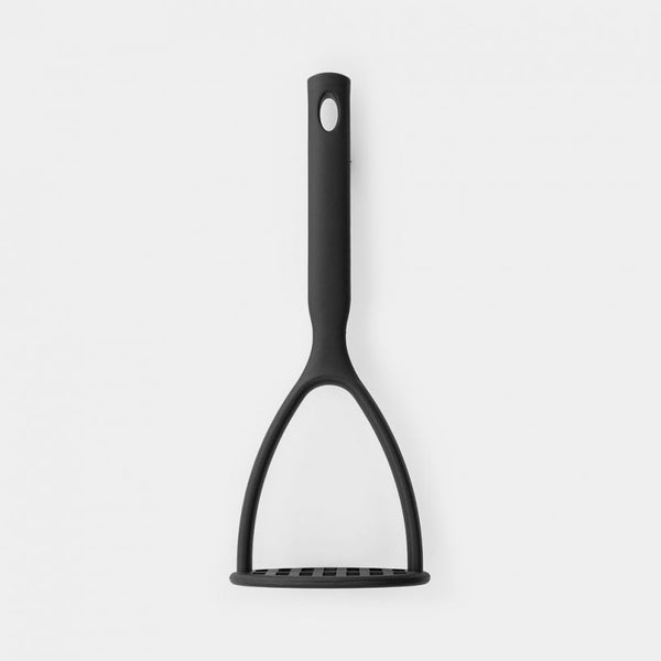 Black Line Potato Masher Non-Stick Black