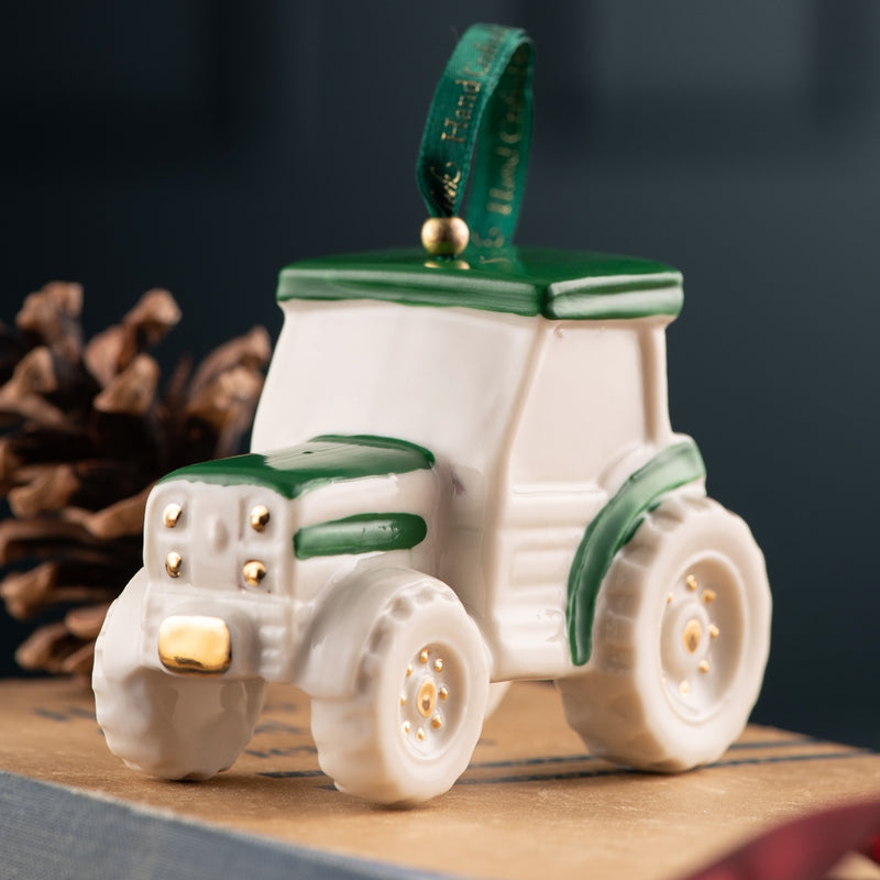 Tractor Ornament - Green