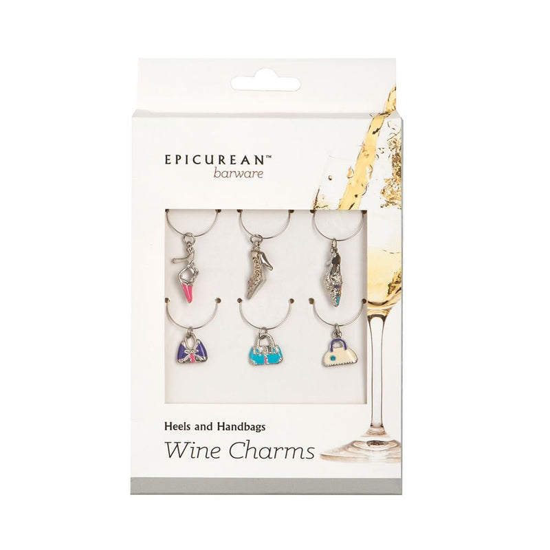 Epicurean Heels & Handbags Wine Charms