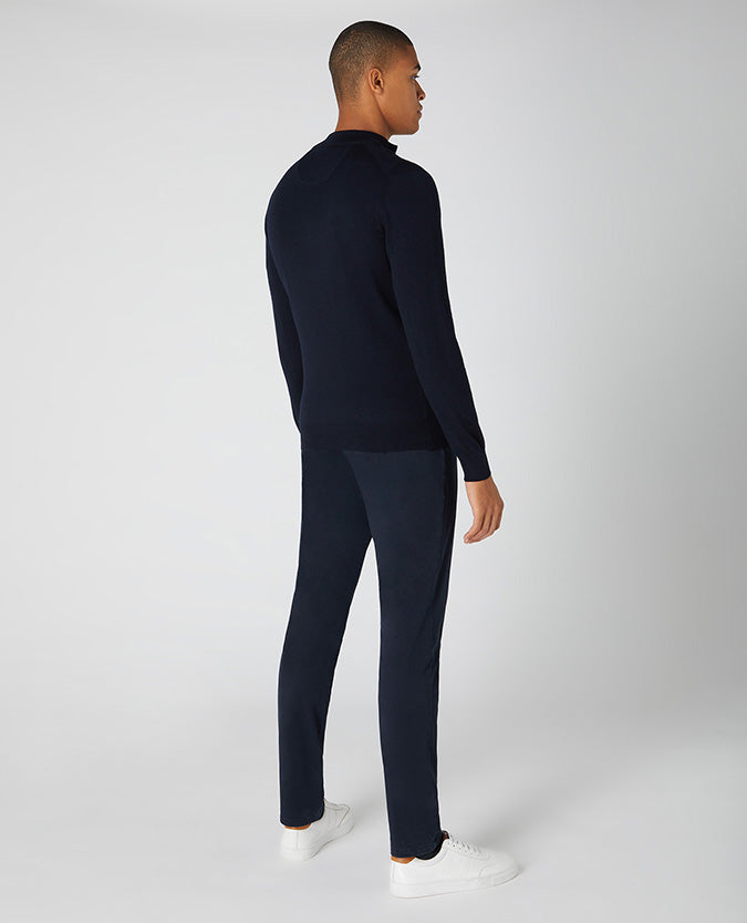 Half Zip Sweater - Navy2