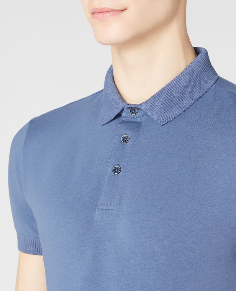 Short Sleeve Polo - Air Force Blue