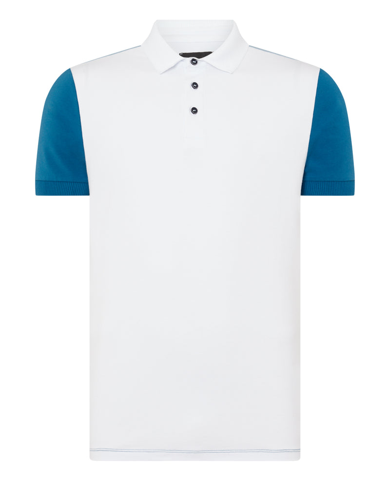 Short Sleeve Polo - White