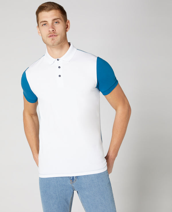 Short Sleeve Polo - White