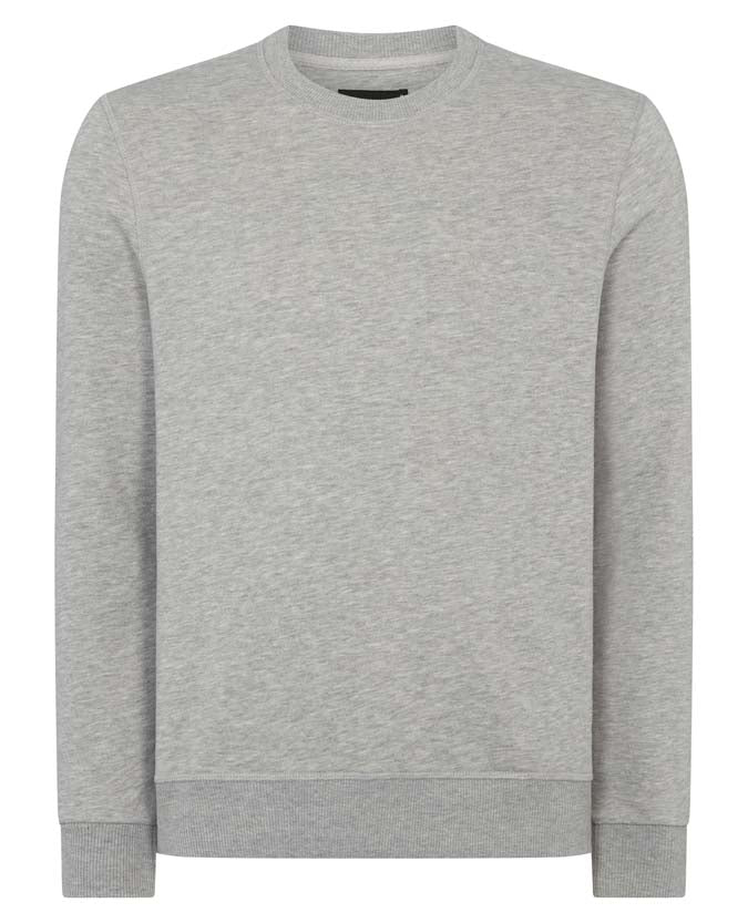 Crew Neck Sweatshirt - Light Grey