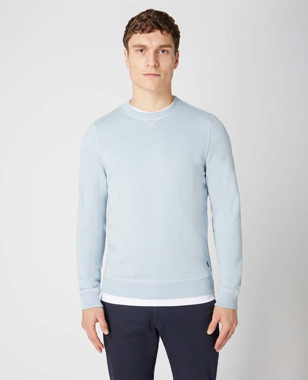 Crew Neck Sweatshirt - Sky Blue