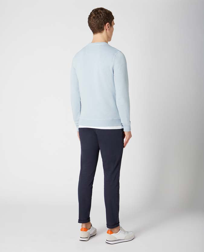 Crew Neck Sweatshirt - Sky Blue