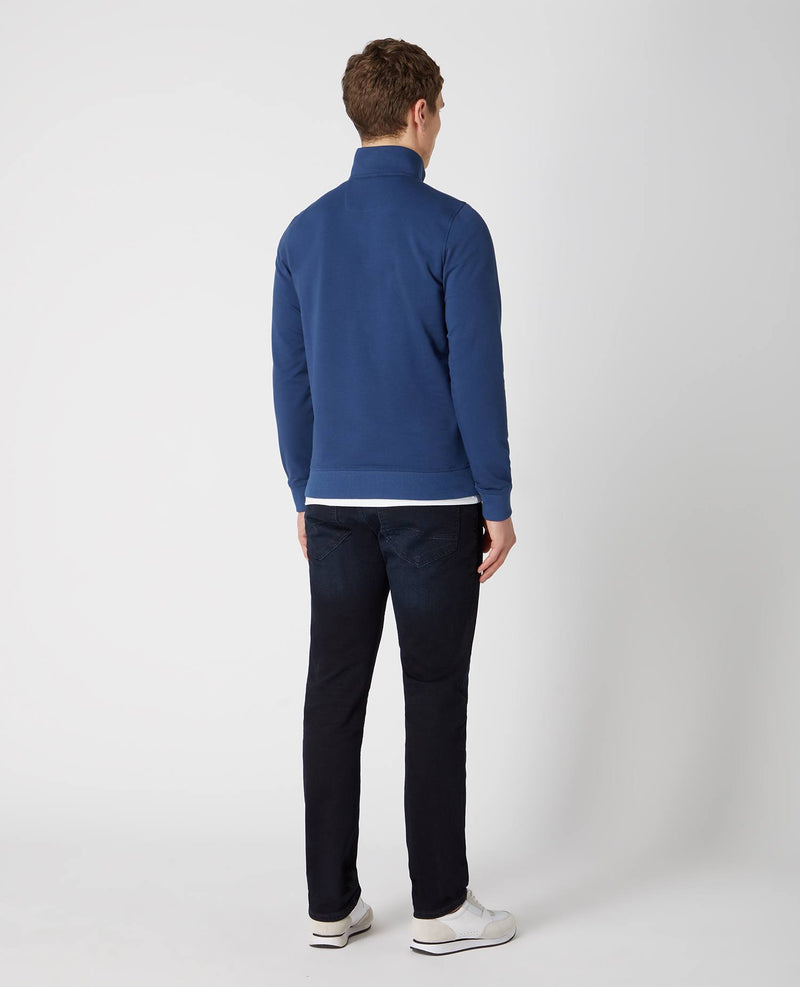 Half Zip Sweatshirt - Dark Blue