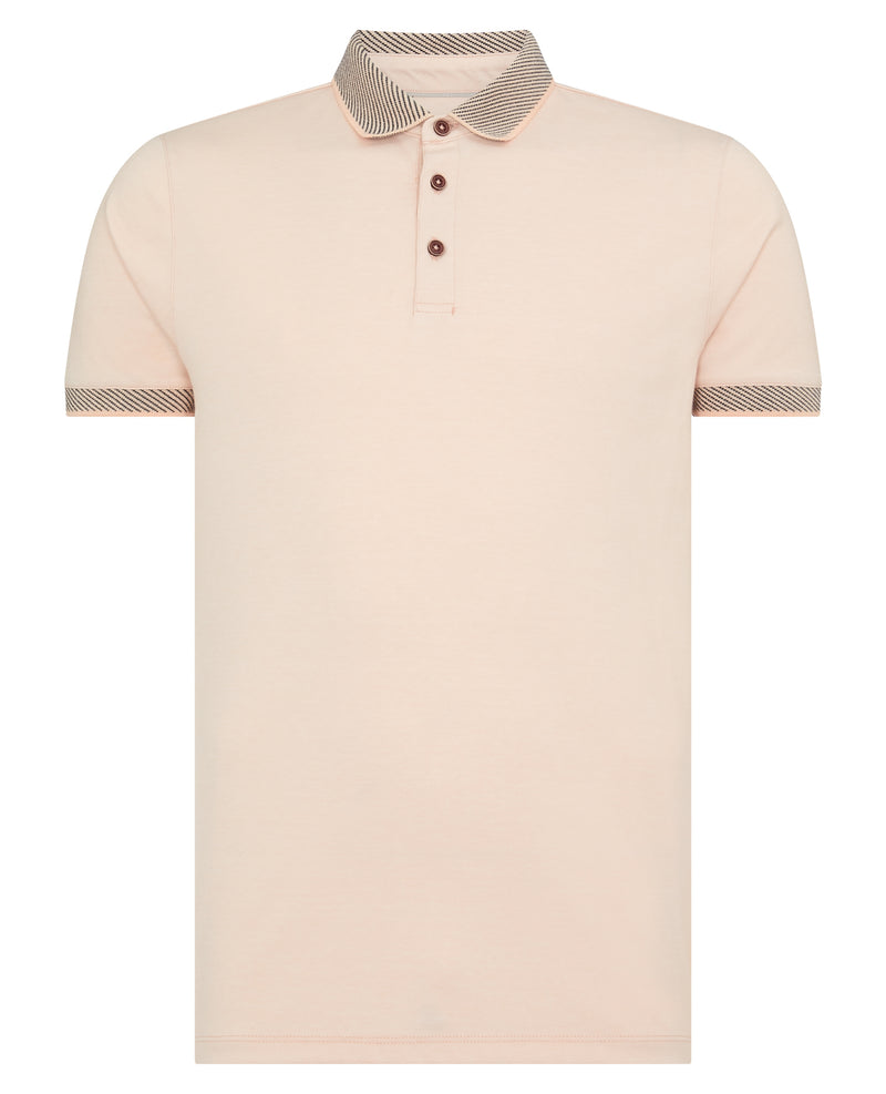 SS Polo Shirt - Light Pink