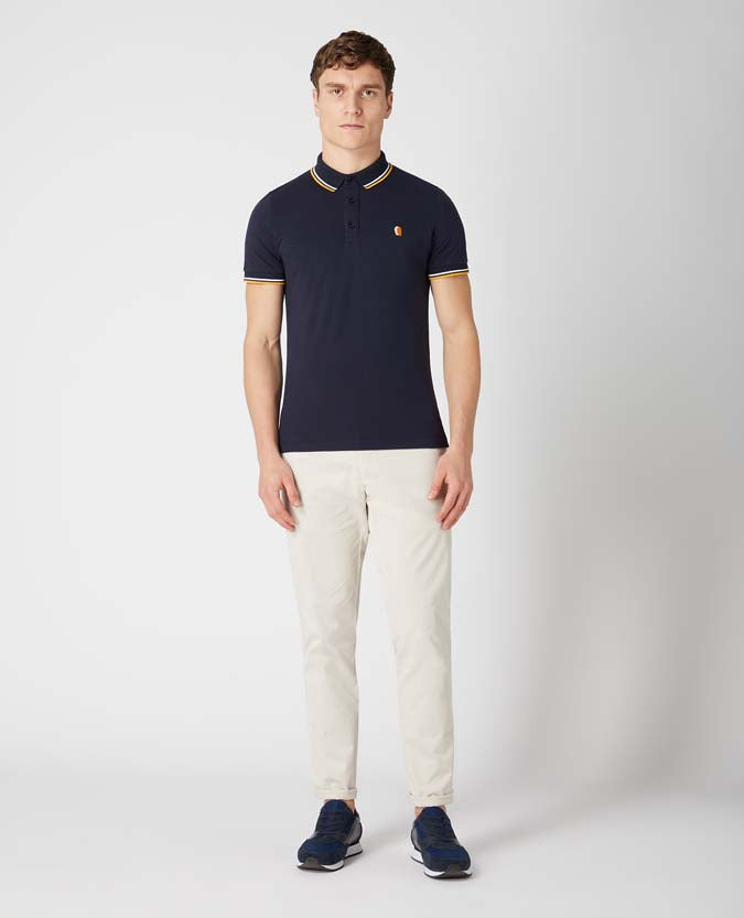 Short Sleeve Polo Shirt - Navy1