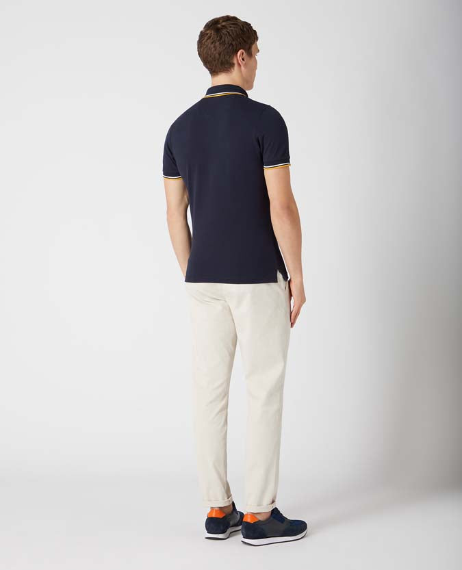 Short Sleeve Polo Shirt - Navy1