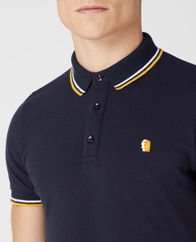 Short Sleeve Polo Shirt - Navy1