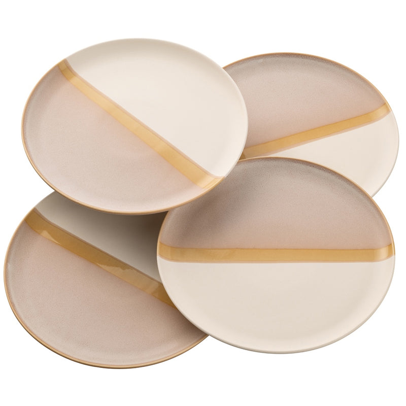 Saffron Set Of 4 Dinner Plates