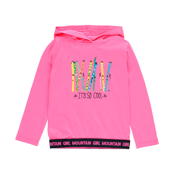 Hooded T-shirt - Pink