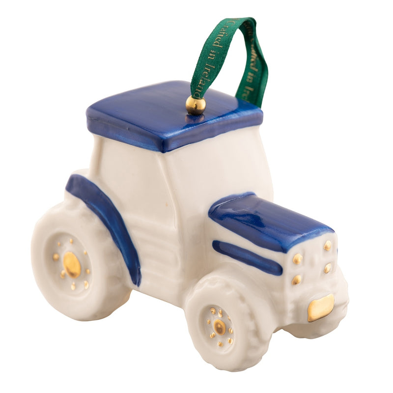 Tractor Ornament - Blue