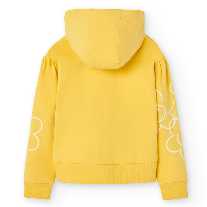 Hooded Fleece Jacket - Mimosa