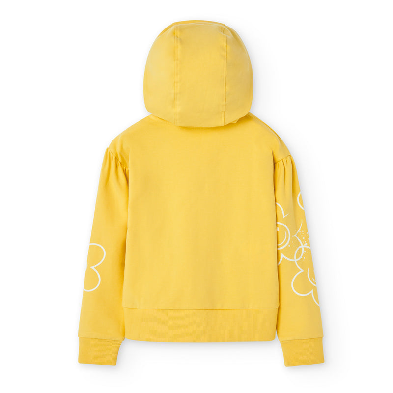 Hooded Fleece Jacket - Mimosa