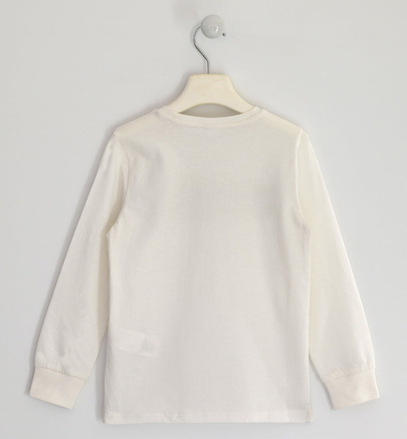 Long Sleeve T-shirt - Cream