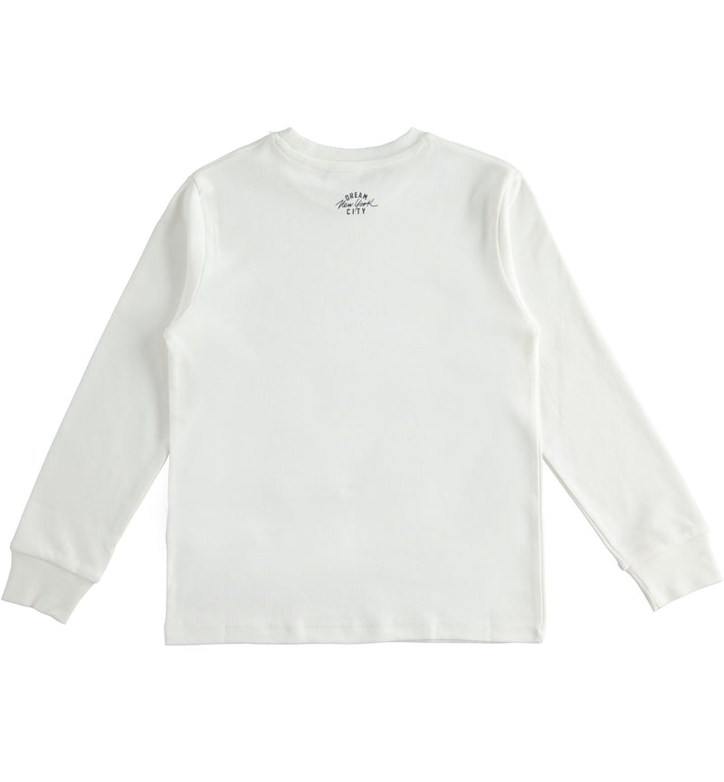 Long Sleeve T-shirt - Cream
