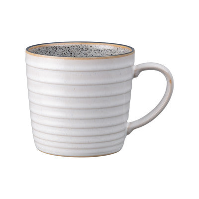 Studio Grey Ridged Mug Quartz White