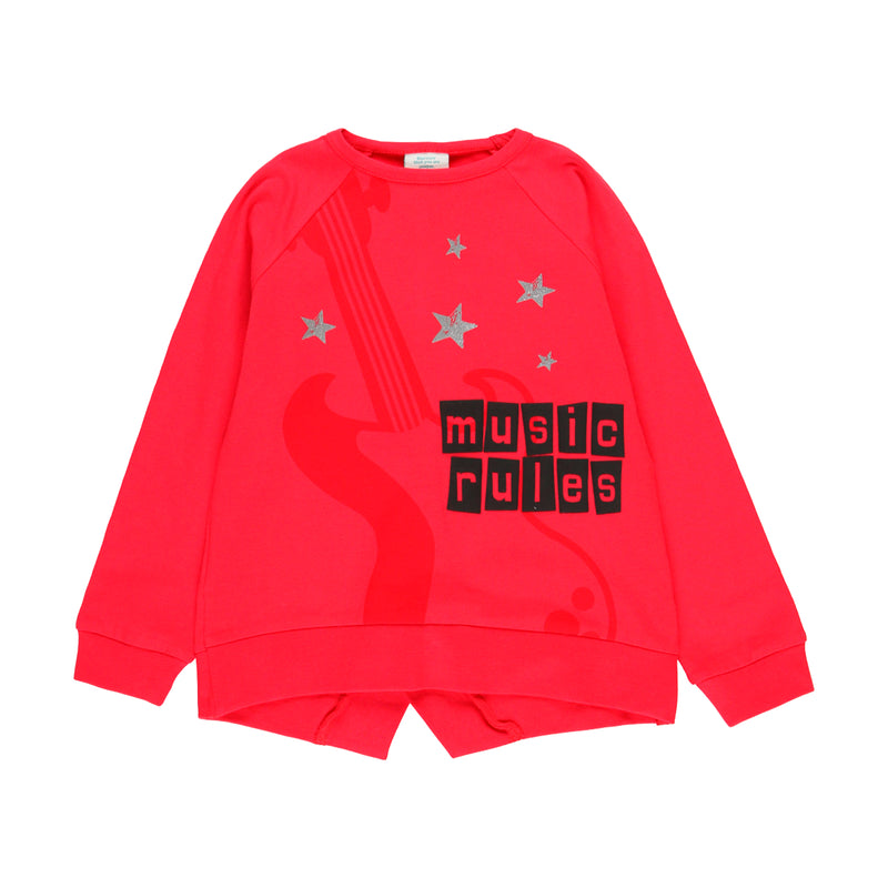 Music Rules T-shirt - Ruby Red