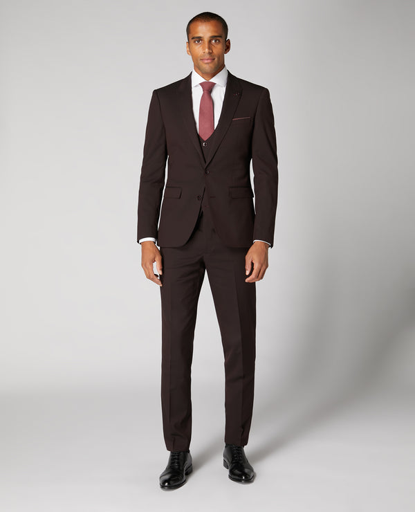 Lanito 2 Piece Suit - Wine