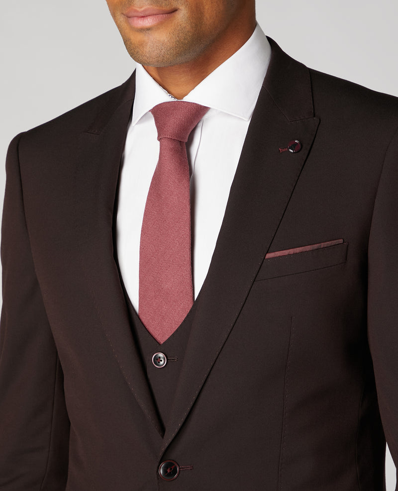 Lanito 2 Piece Suit - Wine