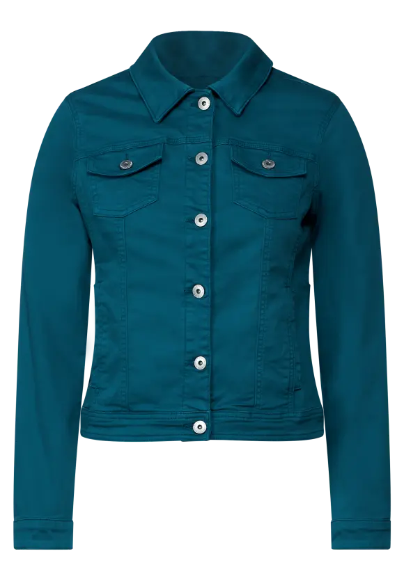 Denim Jacket - Teal Blue