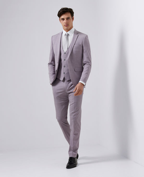 Lazio X-Slim 3 Piece Suit - Pink