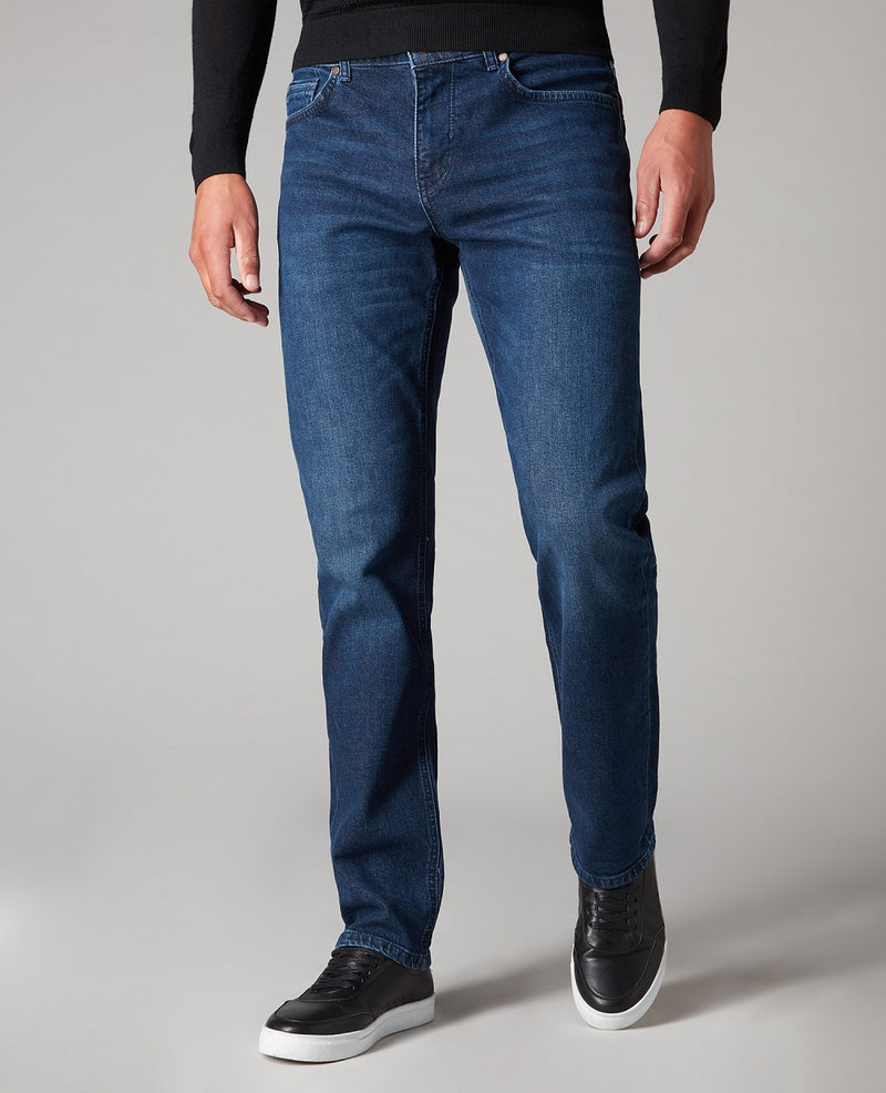 Rolston Straight Jean - Slate Blue