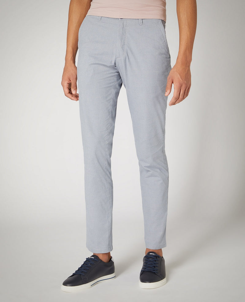 Eldon Slim Chinos - Light Blue Grey