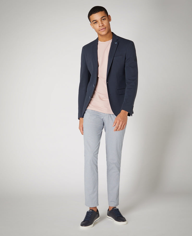 Eldon Slim Chinos - Light Blue Grey