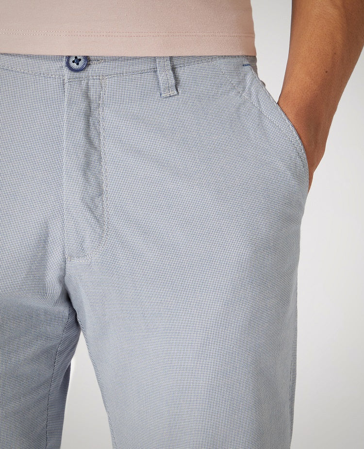 Eldon Slim Chinos - Light Blue Grey