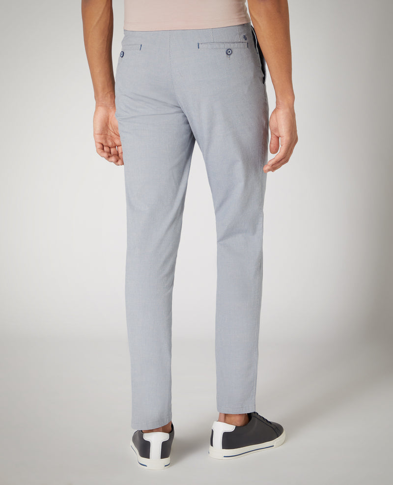 Eldon Slim Chinos - Light Blue Grey