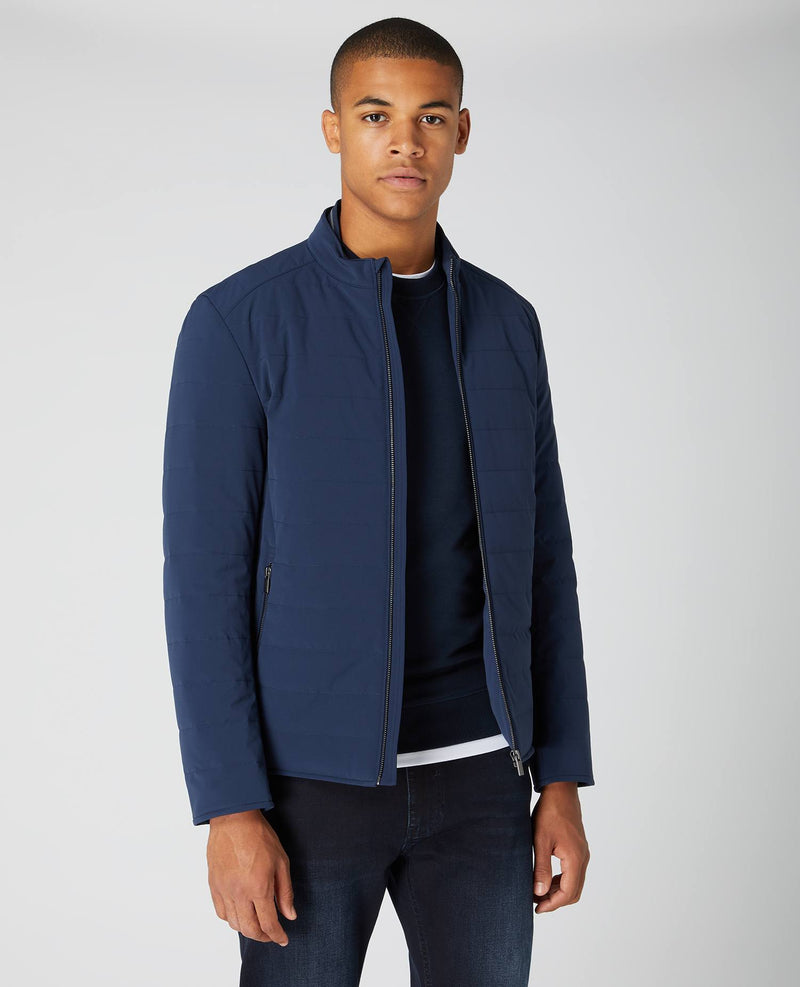 Wylie Casual Jacket - Dark Blue/black