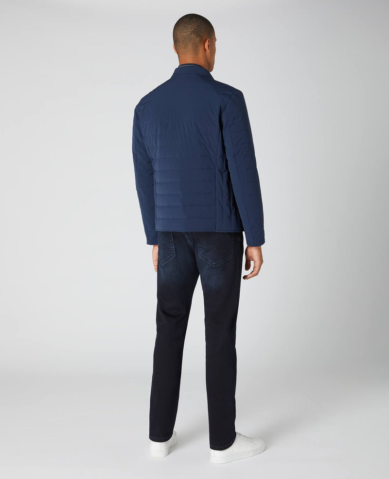 Wylie Casual Jacket - Dark Blue/black