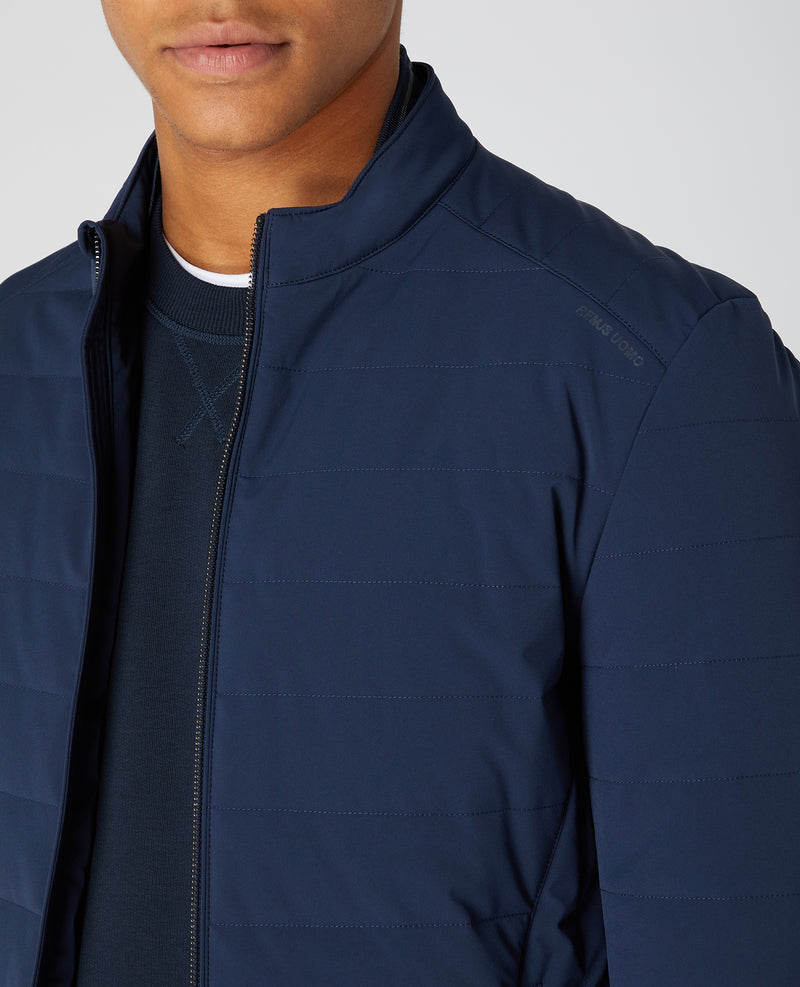 Wylie Casual Jacket - Dark Blue/black