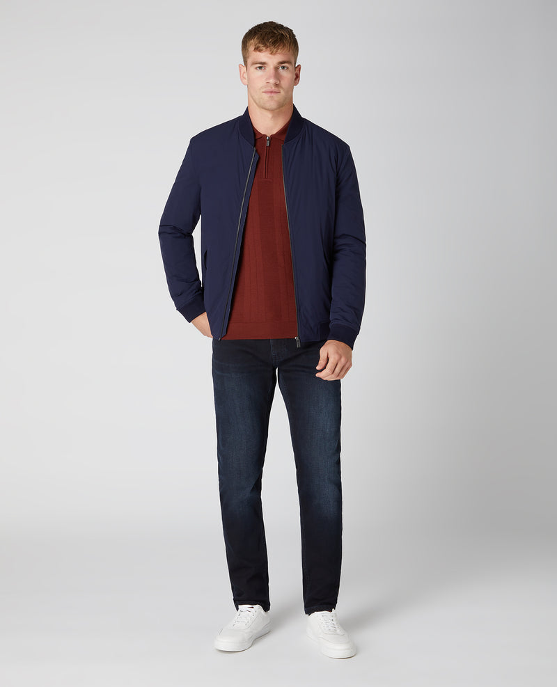 Isaac Casual Jacket - Navy1