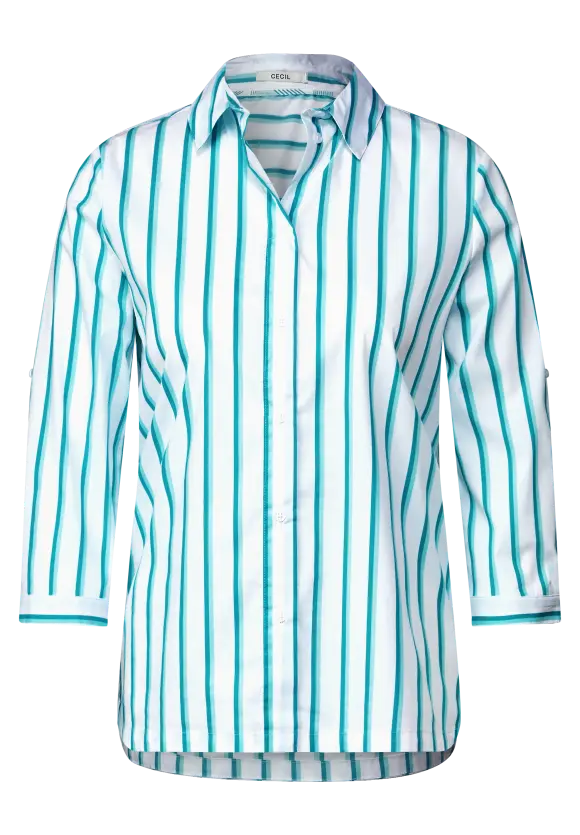 Stripe Blouse - Clary Mint