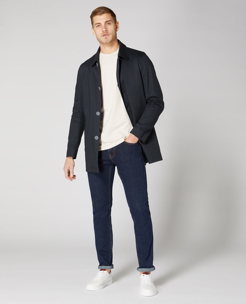 Elijah Overcoat - Navy2