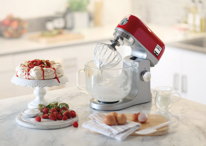 KMix Stand Mixer Red - With Glass Mixing Bowl