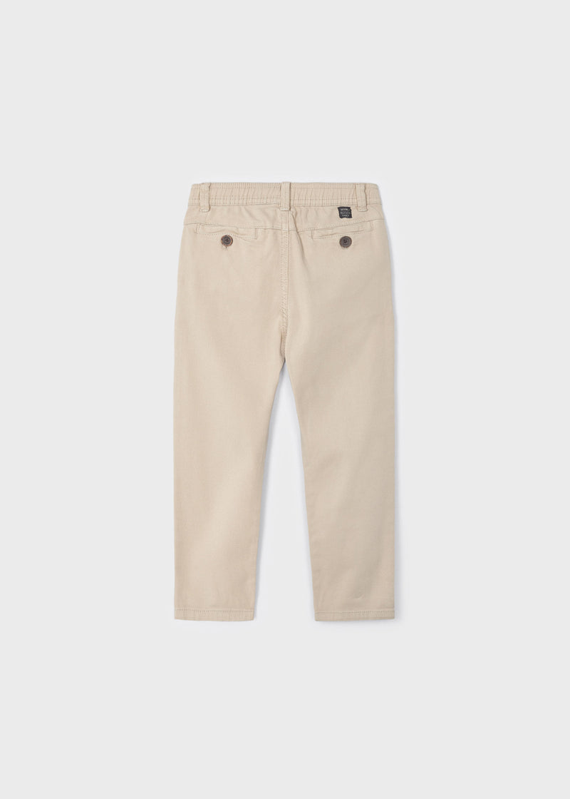 Denim Joggers - Beige