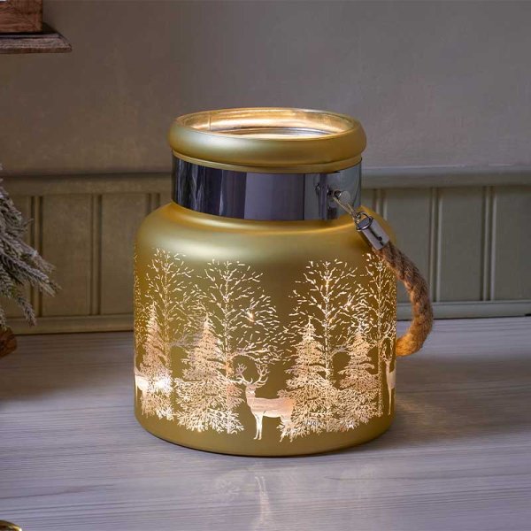 Wonderland Lantern - Gold