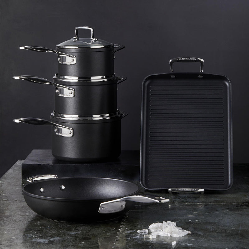 3 Piece Toughened Non-Stick Saucepan Set