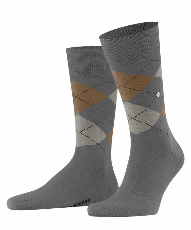 Wool Mix Argyle - Dark Blue