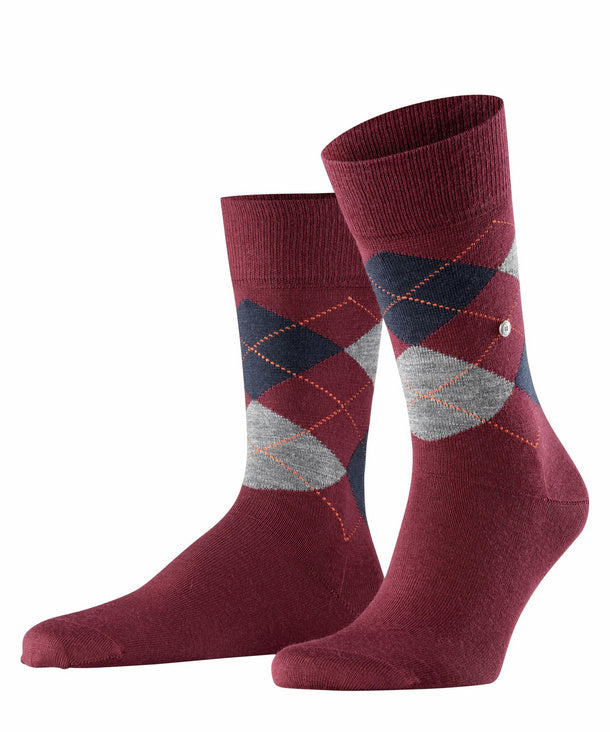 Wool Mix Argyle - Antracite Melange