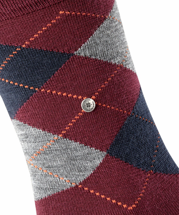 Wool Mix Argyle - Antracite Melange