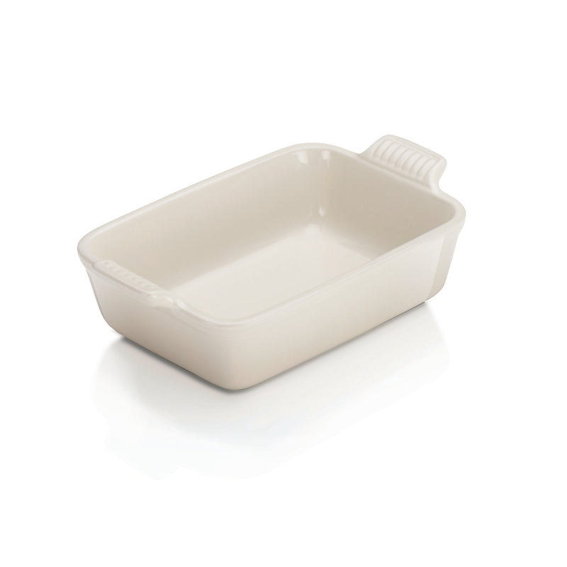 Stoneware Rectangular Dish 19cm - Meringue