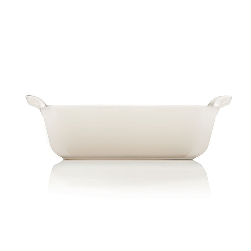 Stoneware Rectangular Dish 19cm - Meringue